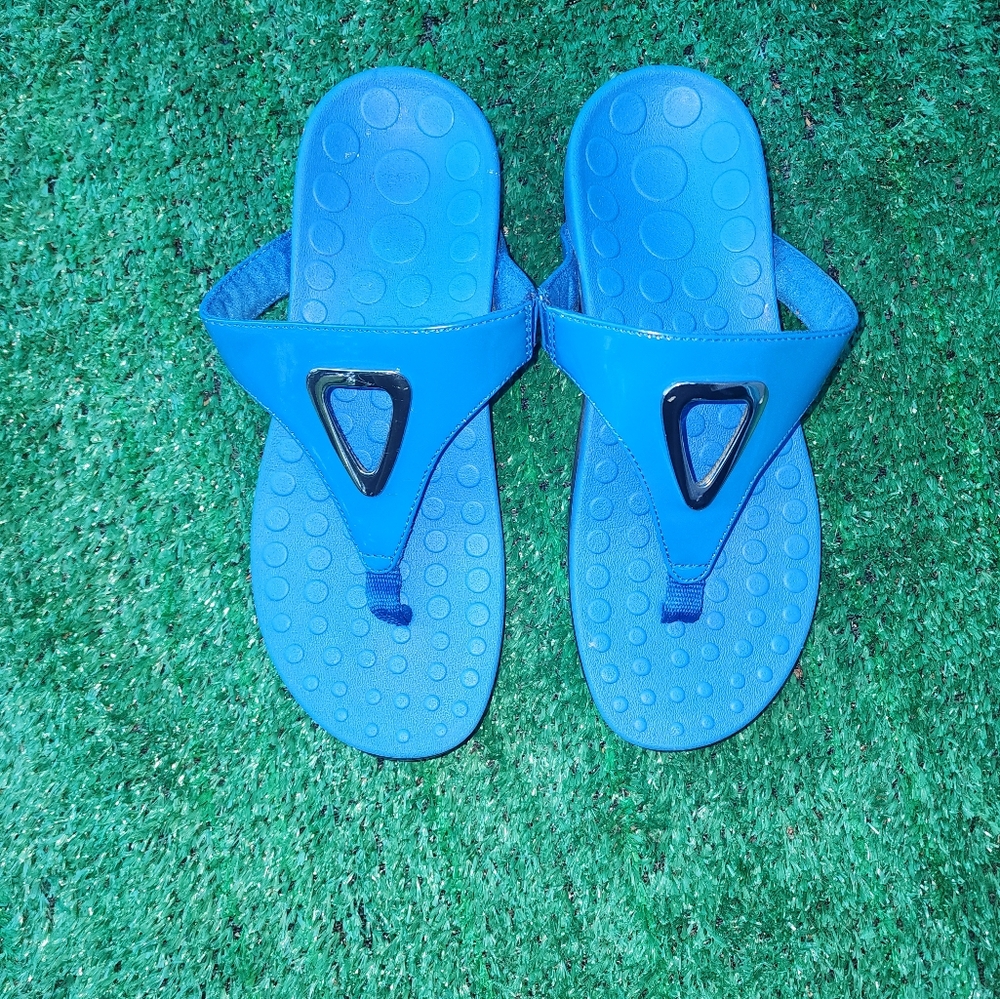 EUC Orthraheel "Yara" sandals Sz.5 Cobalt blue